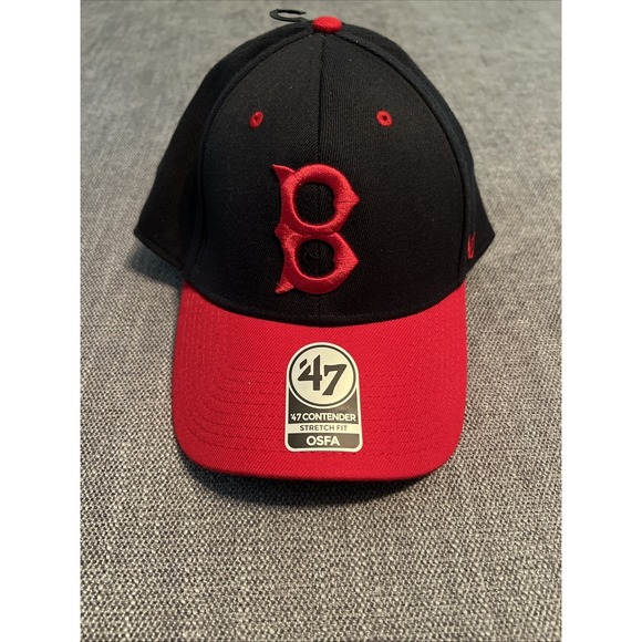 ’47 Other - Boston Red Sox Cooperstown '47 Contender Cap Hat OSFA Stretch Fit Two Tone Navy